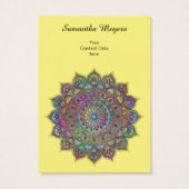 Mandala colorée chic de style indien 1 (Dos)