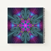 Mandala Colorful Fractal Art Kaleidoscope - Eigen  Notitieboek (Achterkant)