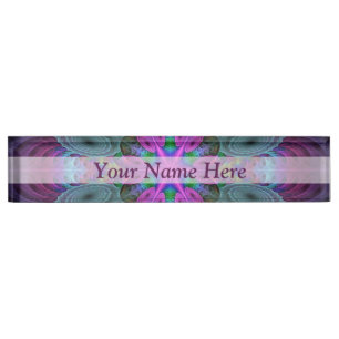 Mandala Colorful Striking Fractal Art Kaleidoscope Naambordje