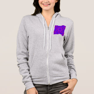 Mandala-colorroze-blauw-LOVE-kaleidoscoop RMDESIGN Hoodie