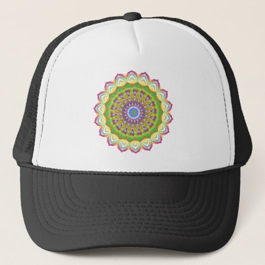 Mandala - Complexiteit Trucker Pet (Voorkant)