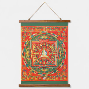 Mandala Cosmic Diagram voor Meditatie Hangend Wandkleed