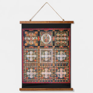 Mandala Cosmic Diagram voor Meditatie Hangend Wandkleed