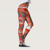 Mandala Cosmic Diagram voor Meditatie Leggings (Rechts)