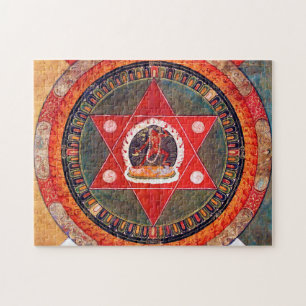 Mandala Cosmic Diagram voor Meditatie Legpuzzel