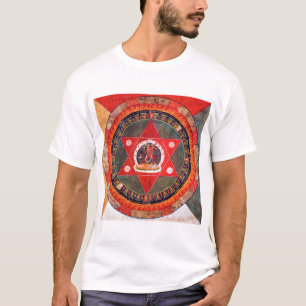 Mandala Cosmic Diagram voor Meditatie T-shirt