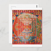 Mandala Cosmic Diagram voor Meditation Briefkaart (Voorkant / Achterkant)