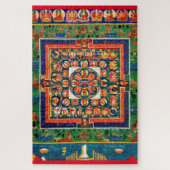 Mandala Cosmic Diagram voor Meditation Legpuzzel (Verticaal)