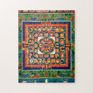 Mandala Cosmic Diagram voor Meditation Legpuzzel