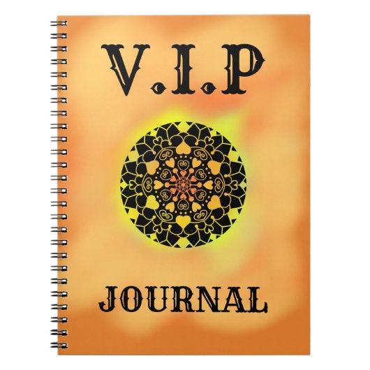 Mandala Creative Happy Notepad Journal (Devant)