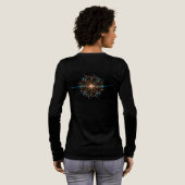 Mandala Cristal Cósmico Tri-Blend Shirt (Achterkant)