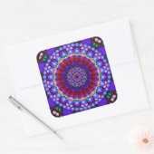 Mandala - Dagelijkse focus 1.28.2018 Vierkante Sticker (Envelop)