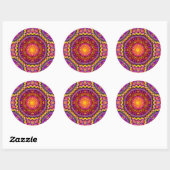 Mandala ~ Dagelijkse focus 2.13.2020 Ronde Sticker (Vel)