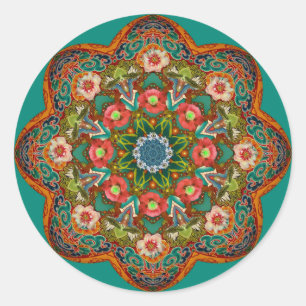 Mandala ~'Daily Focus 6.3.2015 Ronde Sticker