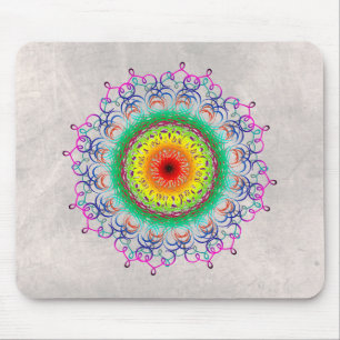 Mandala Damask Yoga Meditation Holistic Muismat
