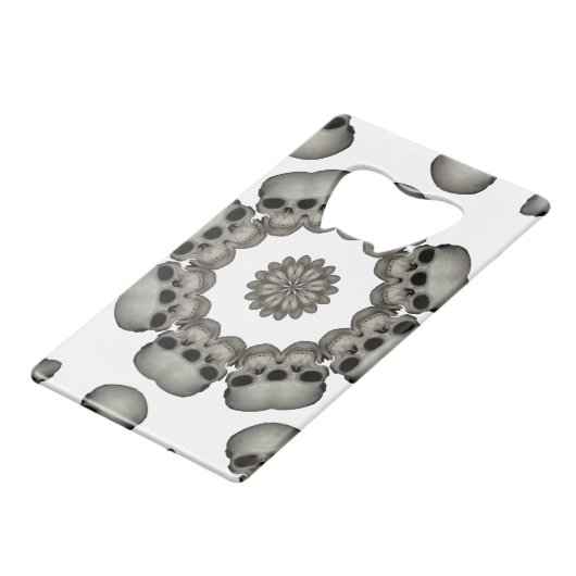Mandala de crâne humain effrayant (Dos Angle)