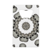Mandala de crâne humain effrayant (Dos)
