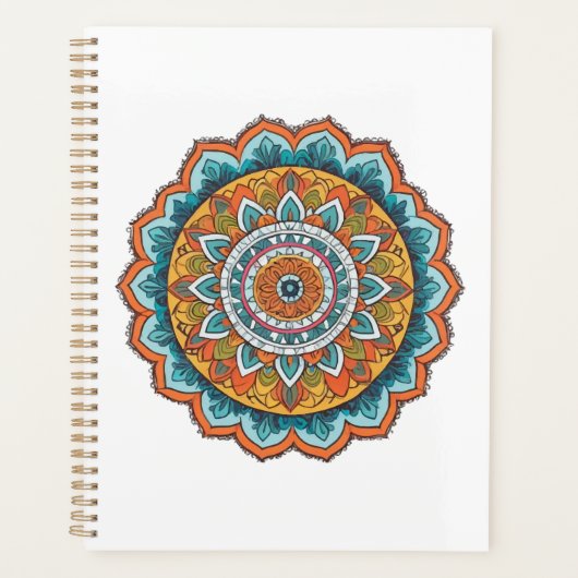 mandala de diverses couleurs (Devant)