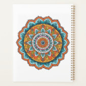 mandala de diverses couleurs (Dos)