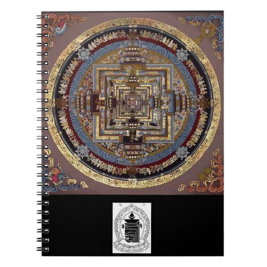Mandala de Kalachakra un carnet (Devant)
