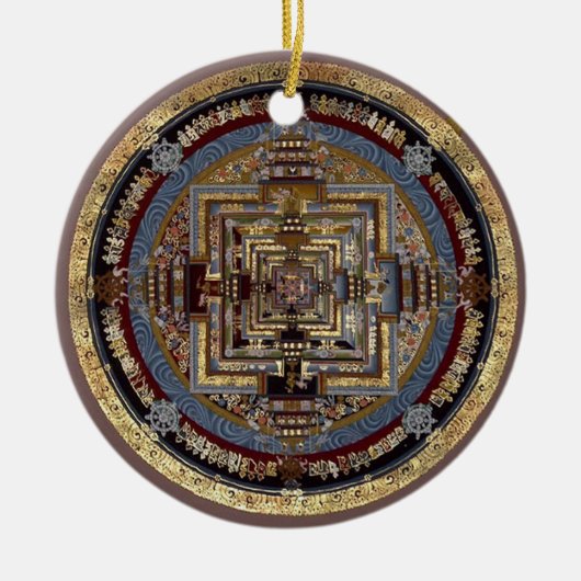 Mandala de Kalachakra un ornement (Devant)