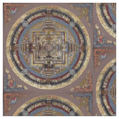Mandala de Kalachakra un tissu (Fermer)