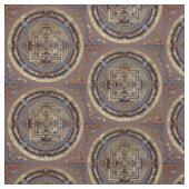 Mandala de Kalachakra un tissu (Échantillon)