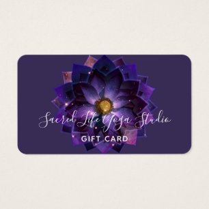 Mandala de la fleur de lotus mystique Carte-cade