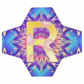 Mandala de l'alphabet R (Plat)