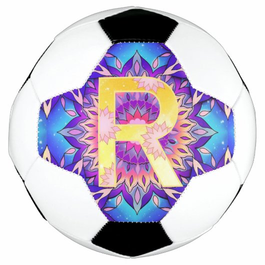 Mandala de l'alphabet R (Devant)