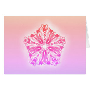 Mandala de lavande de pêche de rose de gradient de
