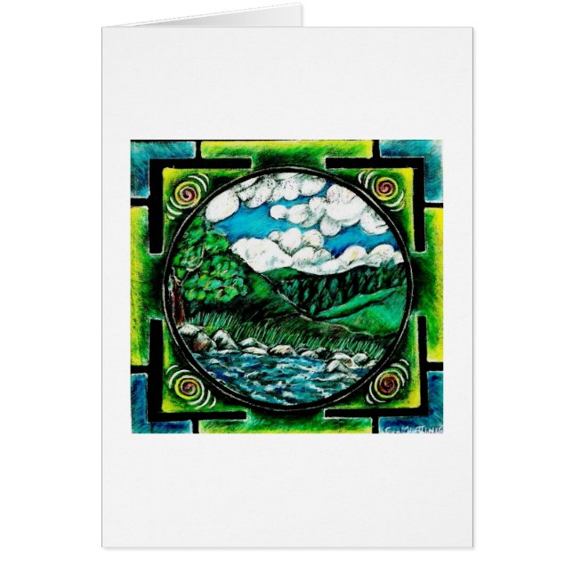 Mandala de rivière de mine (Devant)