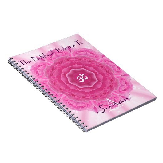Mandala de roses, carnet (Côté Droit)