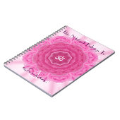 Mandala de roses, carnet (Côté gauche)