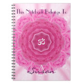 Mandala de roses, carnet (Devant)