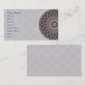 Mandala de sagesse • Carte de visite (Devant / Derrière)