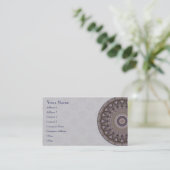 Mandala de sagesse • Carte de visite (Debout devant)