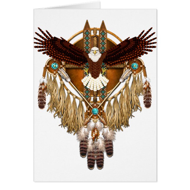 Mandala d'Eagle chauve - révisé (Devant)