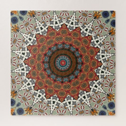 Mandala decoratie legpuzzel (Verticaal)