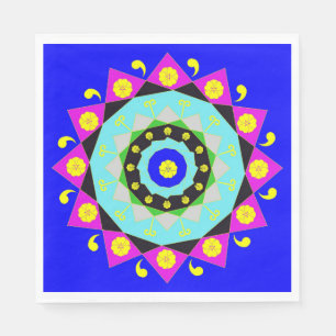 Mandala:Decoratief papier Napkin Servet