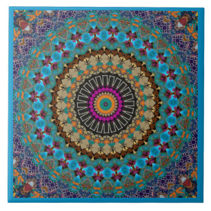 Mandala decoratieve keramische tegel tegeltje
