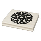 Mandala- dekoratives Muster in Rund Rubberstempel (Stempel)