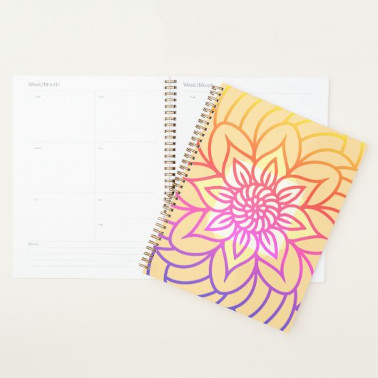 Mandala Design Couleur claire (Devant avec enveloppe)