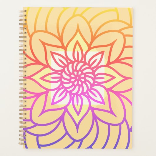 Mandala Design Couleur claire (Devant)