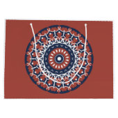 Mandala Design geschenktas Groot Cadeauzakje (Achterkant)