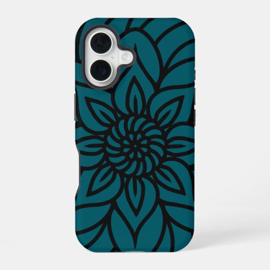 Mandala Design Phone Case iPhone 16 Hoesje (Achterkant)