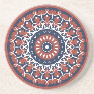 Mandala Design Sandstone Onderzetter