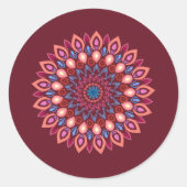 mandala design sticker  (Devant)