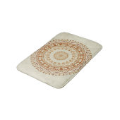 Mandala Desire in Golden Yellow Bath mat (Gekanteld)