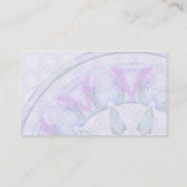 Mandala d'étoile de bijou • Carte de visite (Dos)